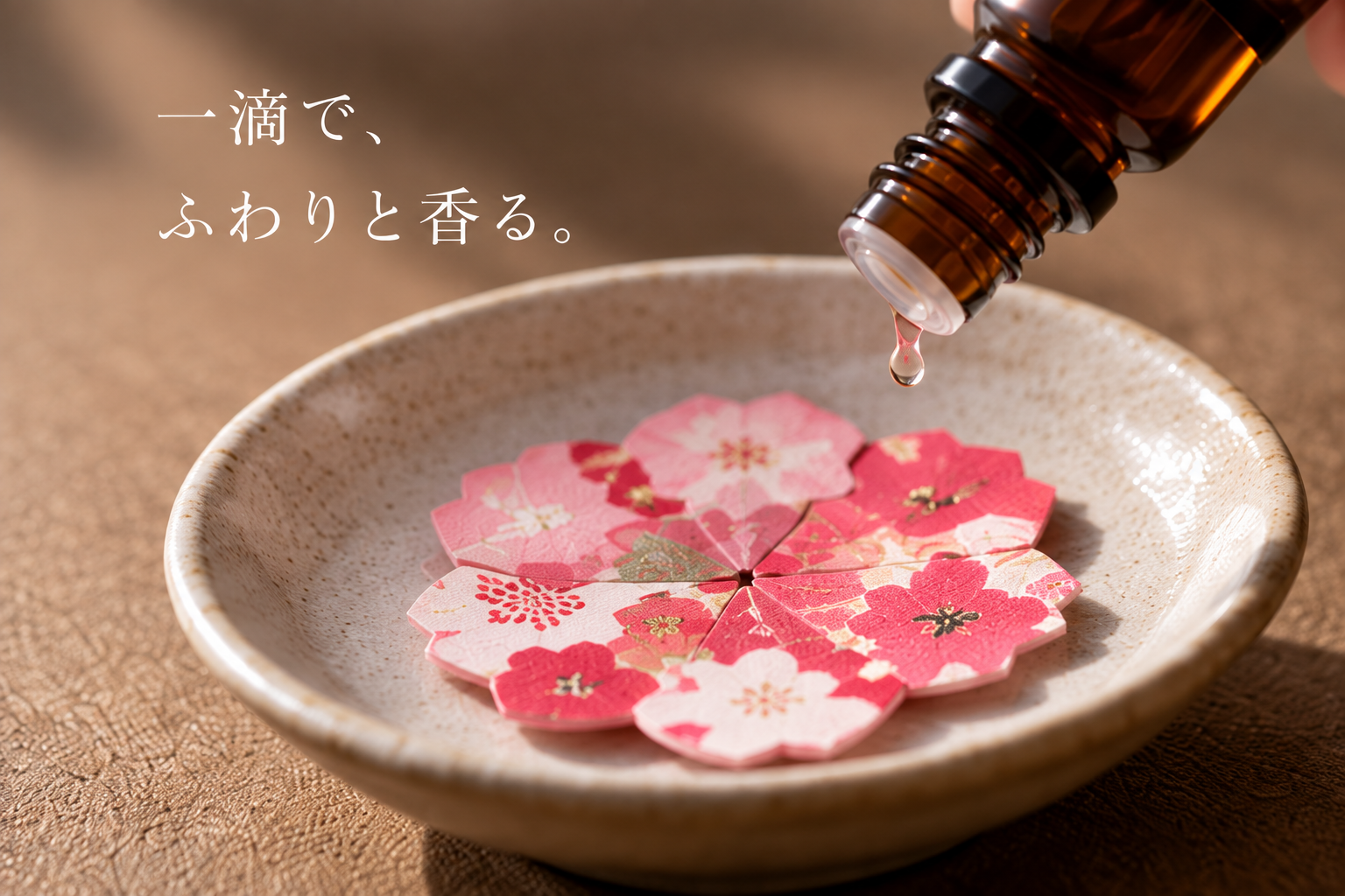 一滴でふわりと香る